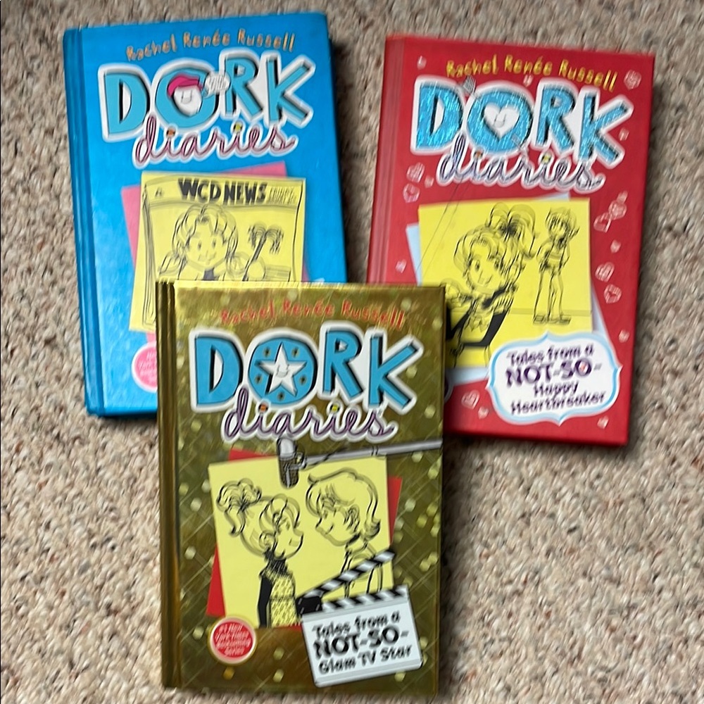 Book Set - Red, Blue, Gold Covers